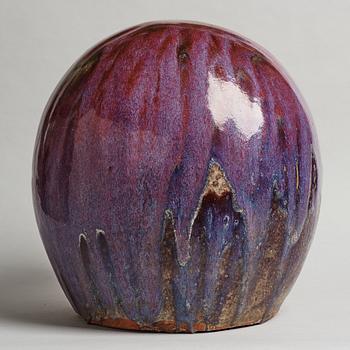 ULLA & GUSTAV KRAITZ, a stoneware "Sphere" sculpture, Fogdarp, Förslöv, Sweden.