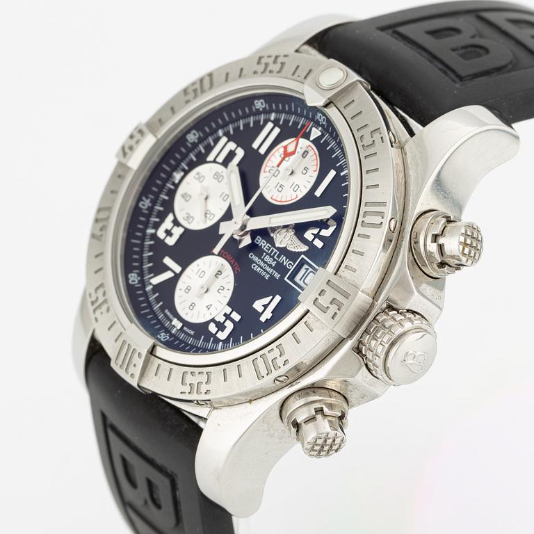 Breitling, Avenger II, Chronometer, chronograph, wristwatch, 43 mm.