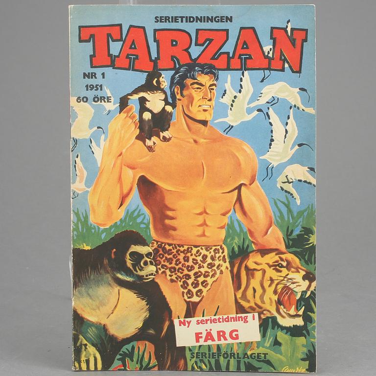 SERIETIDNING, Tarzan, nr 1 1951.