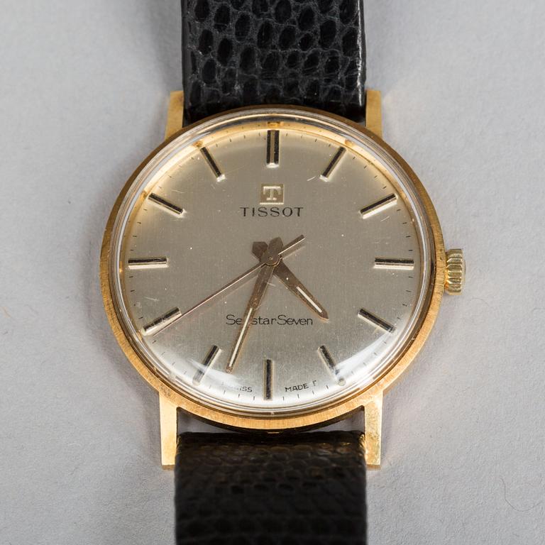 ARMBANDSUR, 18K guld, Tissot.