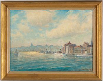 HERMAN HÄGG, oil on canvas, signed and dated 1960.