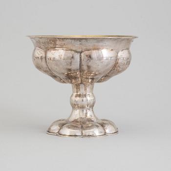 A Finnish parcel-gilt silver bowl, 1880.