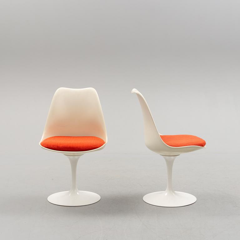 EERO SAARINEN, stolar, 6 stycken, "Tulip", 1900-talets andra hälft.