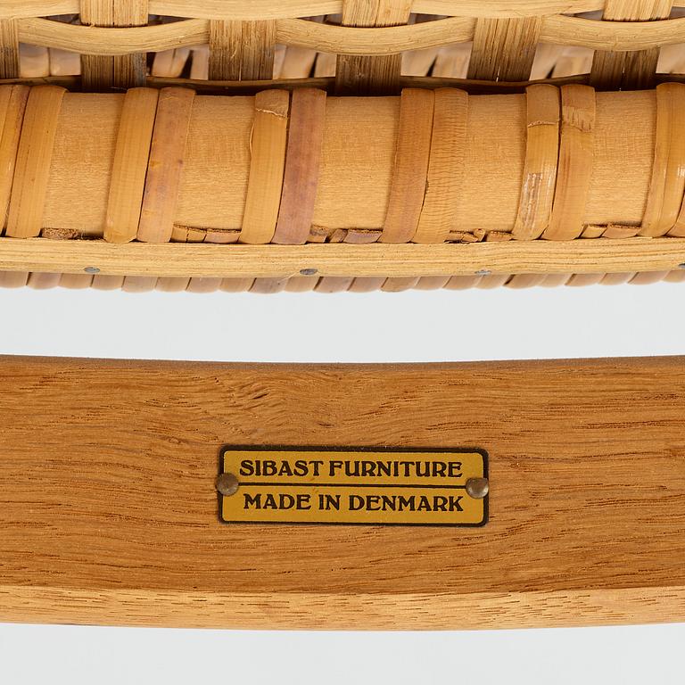 Sørens Flenstedt, stolar 6 st, Sibast, Danmark, 1960-tal.