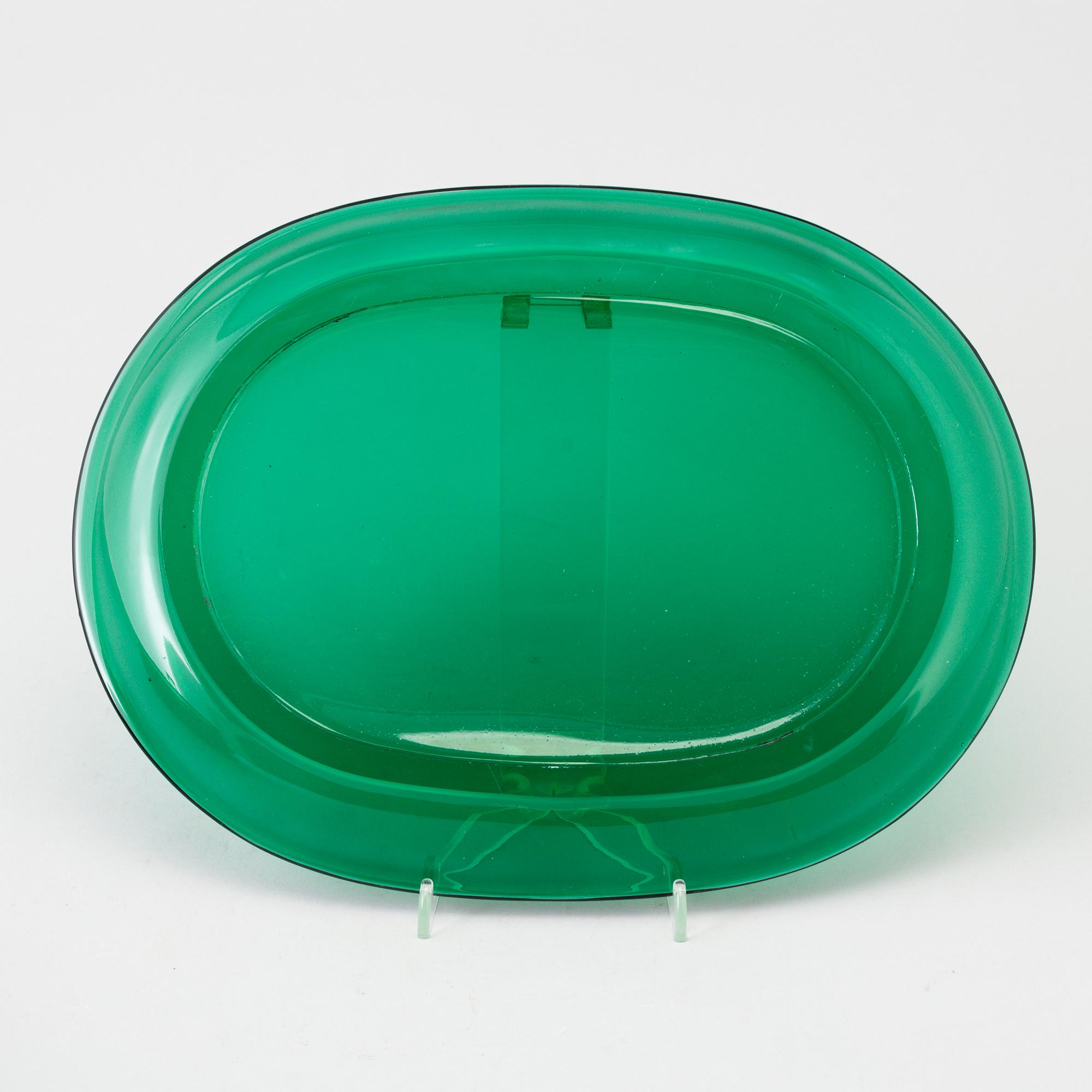 JOSEF FRANK, hummertallrikar, 6 st, glas, Firma Svenskt Tenn.