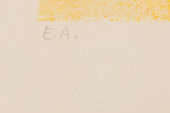 Lennart Jirlow, lithograph in colours, 1976, signed EA.