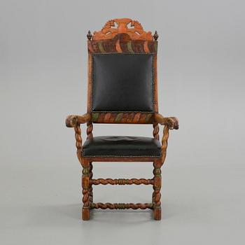 KARMSTOL, barock, 1700-tal.