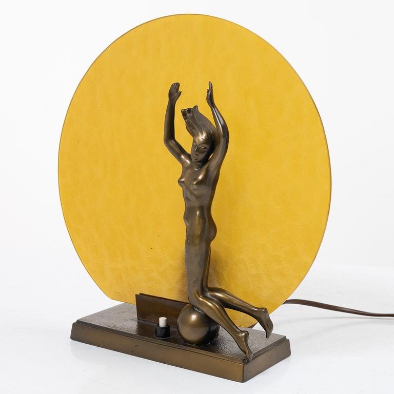 A table lamp, Stjärnmetall, 1920s/30s.