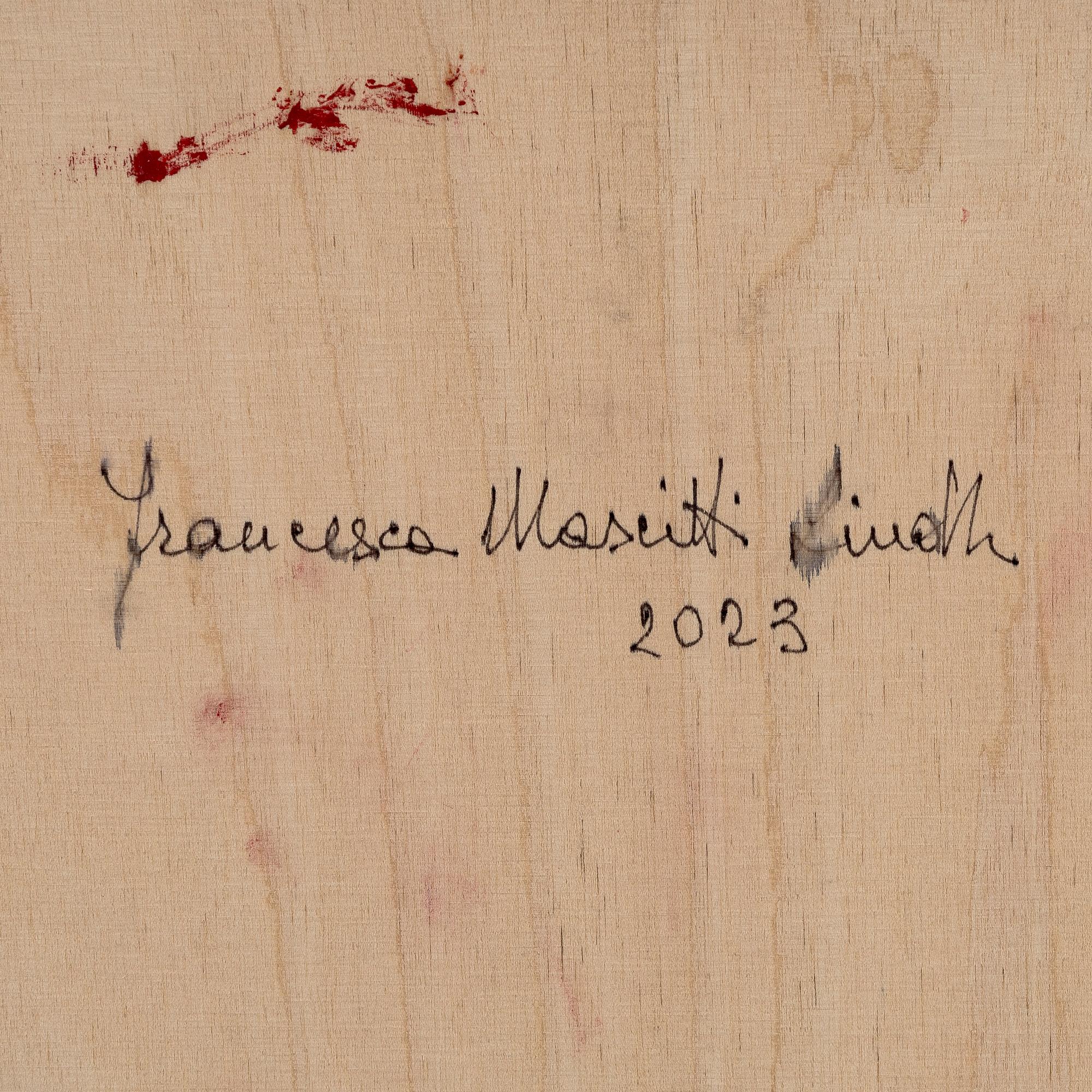 Francesca Mascitti-Lindh, installation "Passione", signerad Francesca Mascitti Lindh 2023.