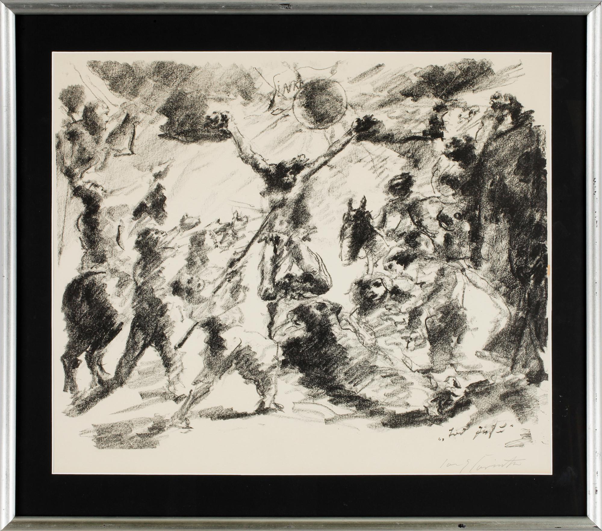 LOVIS CORINTH, litografi. Sign.