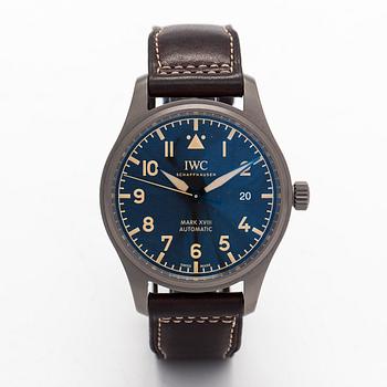 IWC, Schaffhausen, Pilot's Watch Mark XVIII Heritage, wristwatch, 40 mm.
