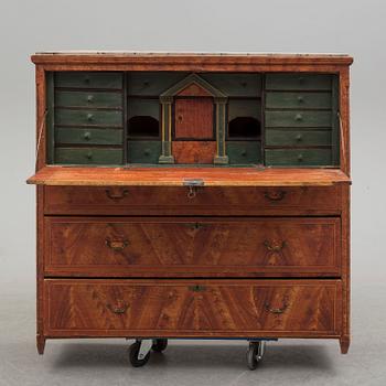 A swedish secretaire, dated 1848.