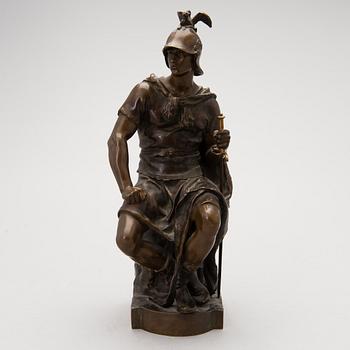 PAUL DUBOIS, bronze, signed,  F.Barbedienne founder.