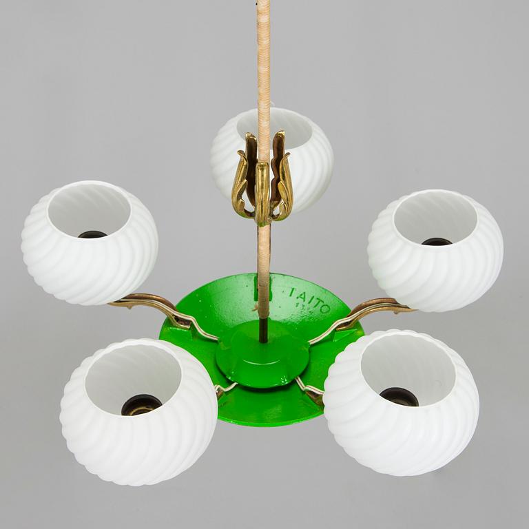 Paavo Tynell, a 1930s chandelier '1374/5 for Taito.