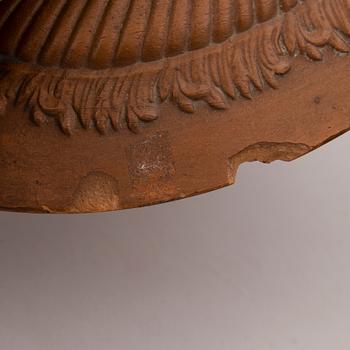 An Empire earthenware paté form, early 19th Century.