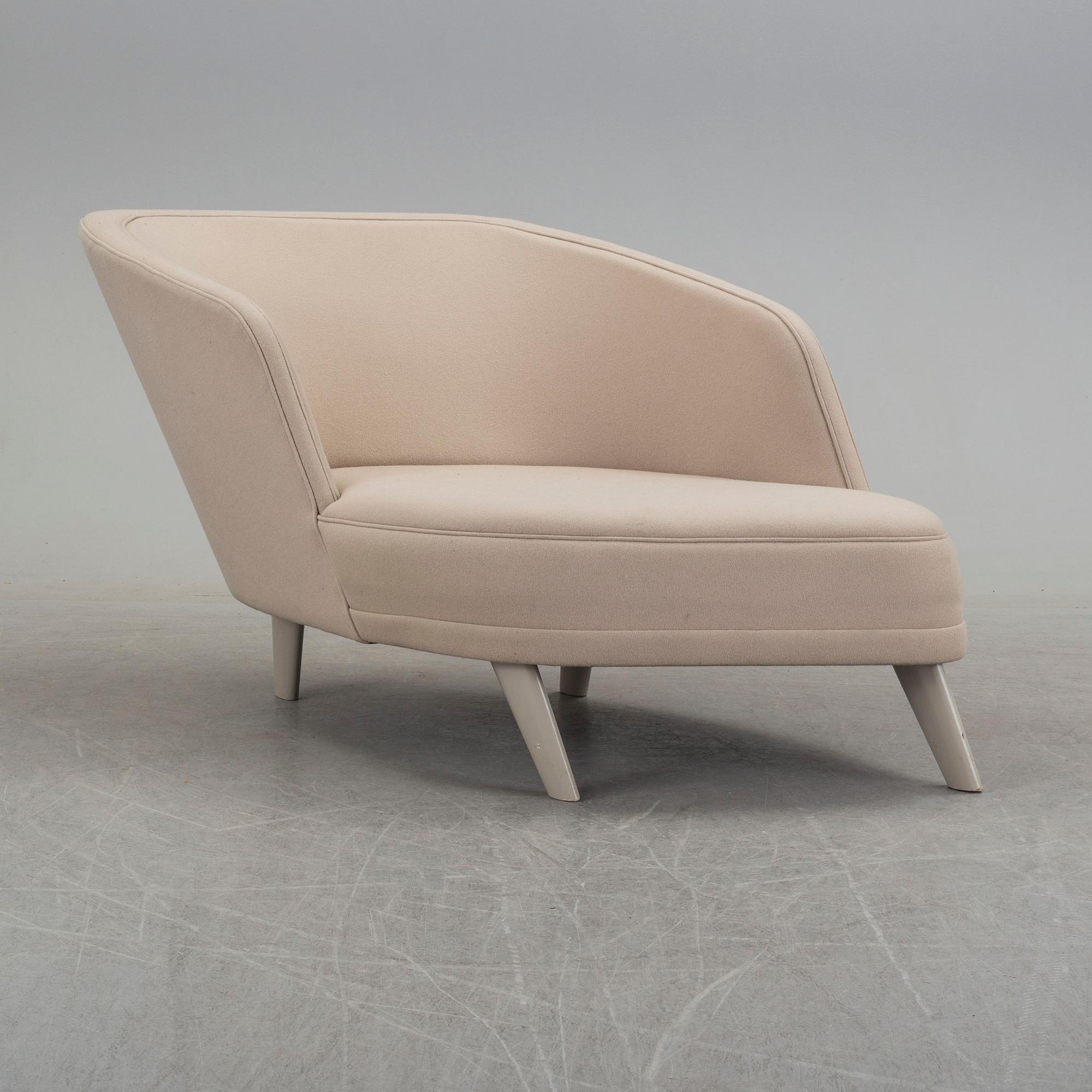 Jonny Johansson, an upholstered easy chair, "Studie No 1", Acne Studios by O.H. Sjögren, Tranås, Sweden.
