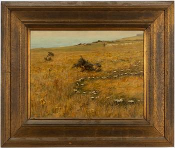 Frank Walton, The Shepherd with his Flock.