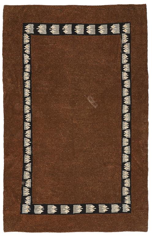 DAYBED BEDSPREAD/MATTO, woven in a pile  variant, ca 235,5 x 150,5 cm, a sewn on label at the back: A.F. 1934.