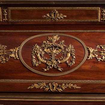 A Louis XVI gilt-bronze mounted mahogany cylinder desk by F. Schey, (master in Paris 1777).