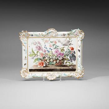 1344. Meissen, A Meissen porcelain painting, 18th Century.