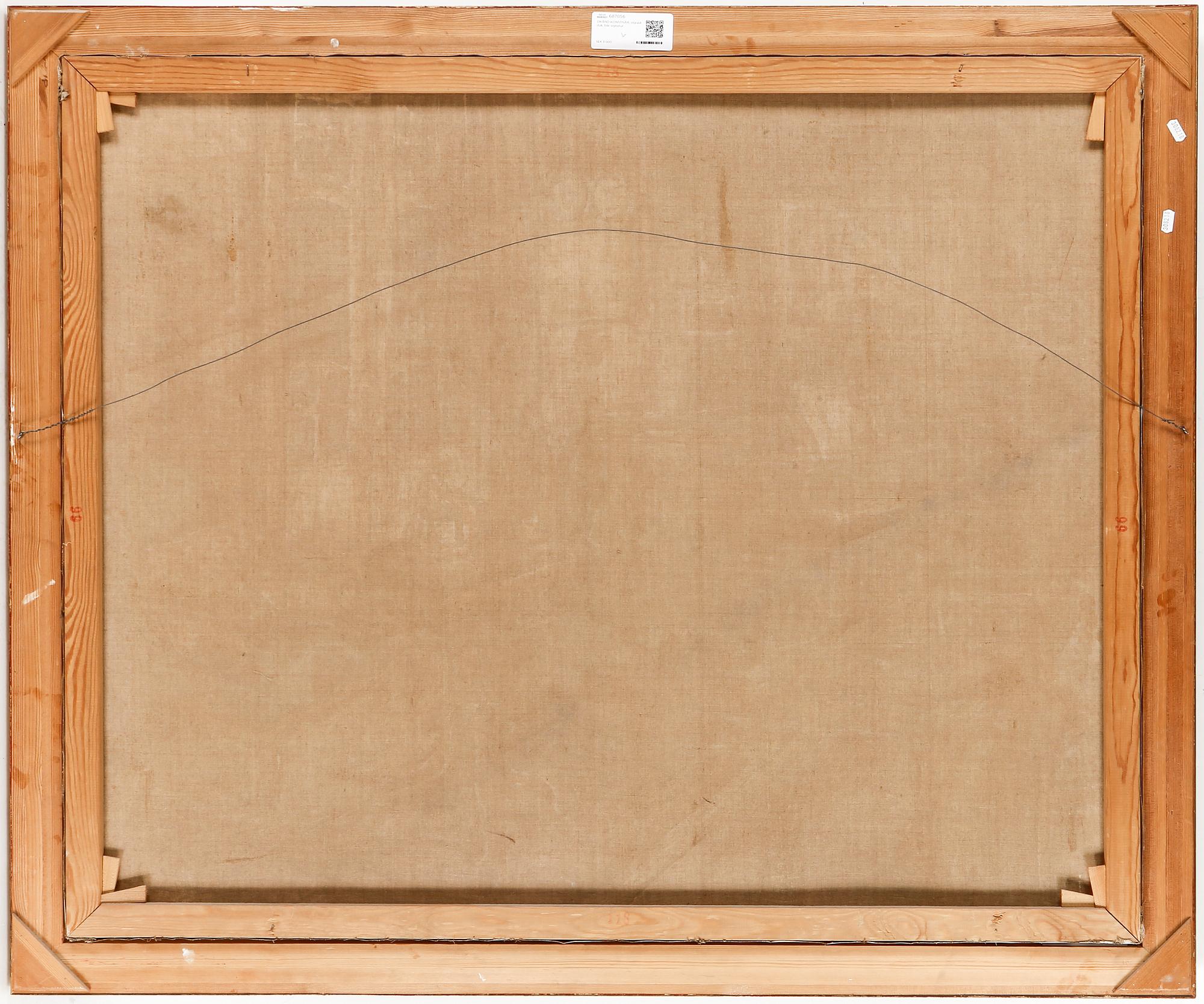 ERVIN KÖRMENDI-FRIM, olja på duk, signerad.