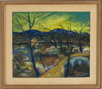 HANS VIKSTEN, pastel, signed and dated -55.