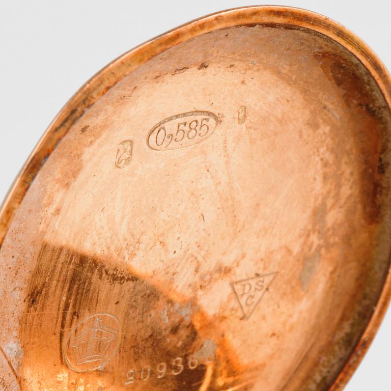 DOSA, 14K guld, vikt 13,7 gram.