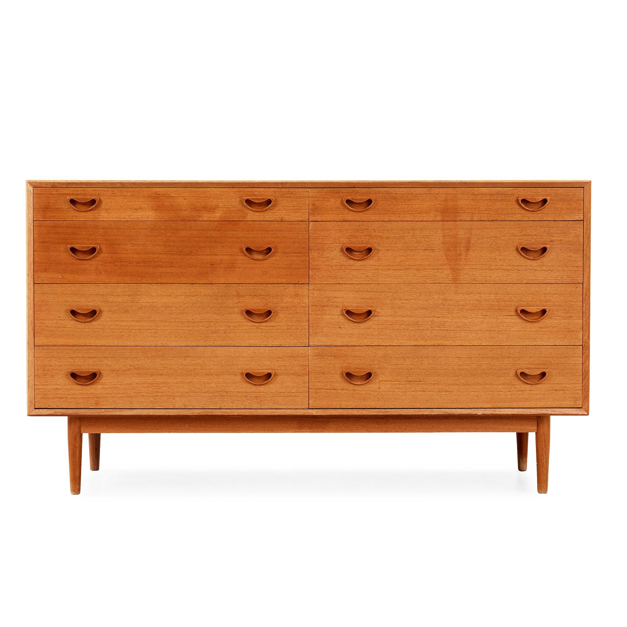 A Peter Hvidt & Orla Mølgaard Nielsen teak sideboard, Søborg Møbler, Denmark 1950's-60's.