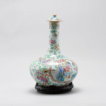 LOCKURNA, porslin, Kina, sent 1800-tal.