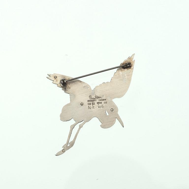 WIWEN NILSSON, brosch, Lund 1969, sterling.
