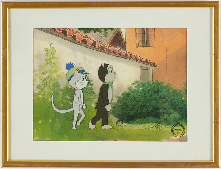 FILMCELLER, 14 stycken, original, ur "Pelle Svanslös", Team Film.