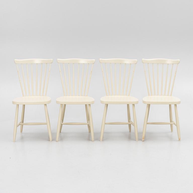 Four chairs, from Stockaryd, dated -79.