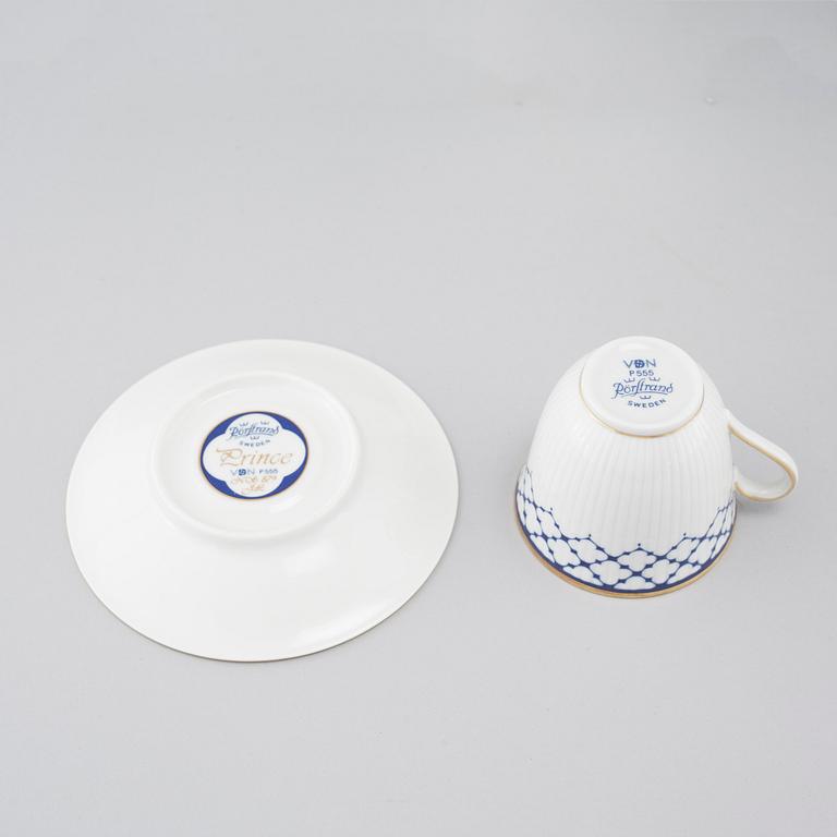 29 pieces of porcelain tableware by Jackie Lynd/Louise Adelborg for Rörstrand, model "Prince"/"Nationalservisen".