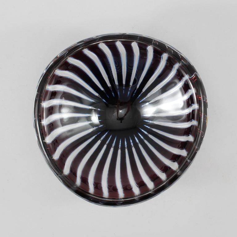 SKÅL, glas, ariel, Edvin Öhrström, Orrefors, signerad.