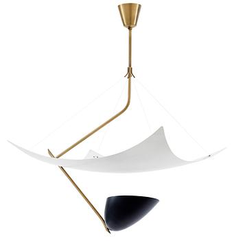 92. ANGELO LELLI, takarmatur, "Suspended ceiling light", Arredoluce, Italien 1950-tal.