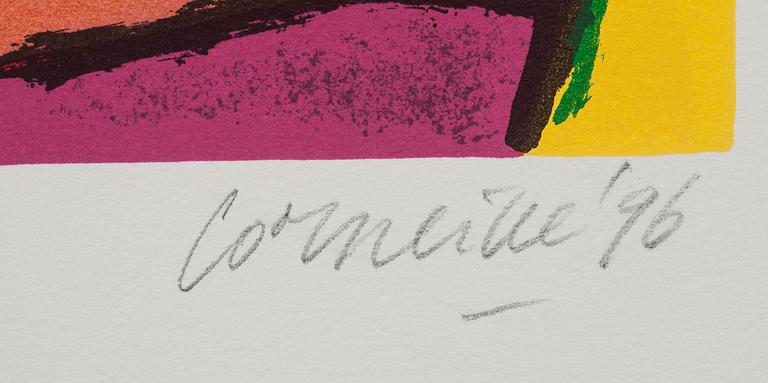 BEVERLOO CORNEILLE, 2 st, färgserigrafier, signerade, numrerade I/XXV och daterade- 96.