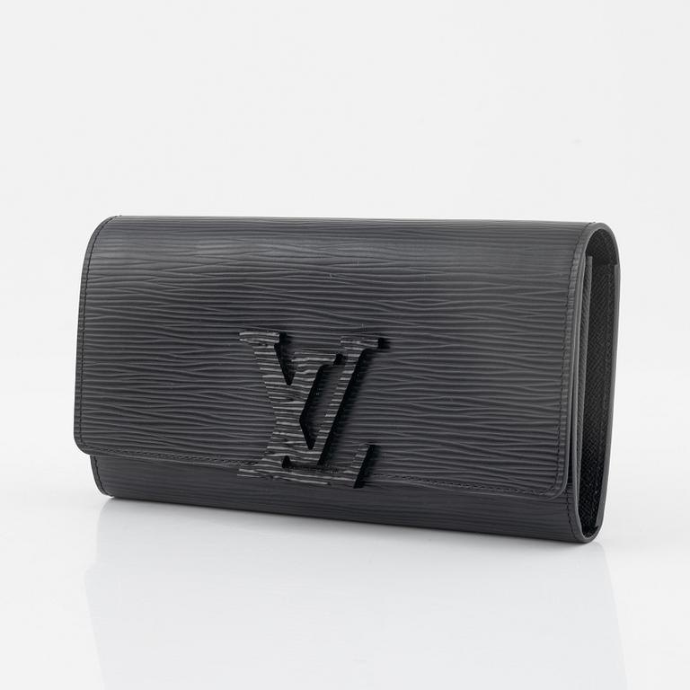 Louis Vuitton, a black Epi wallet, 2015.