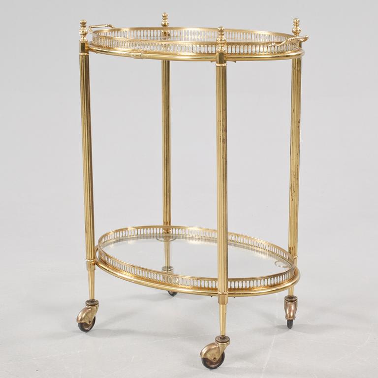 A serving trolley form the second half of the 20th century.