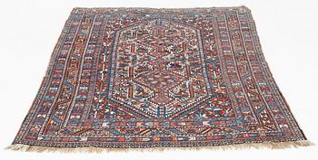 A carpet, Shiraz, circa 211 x 147 cm.