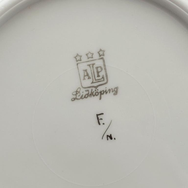 EINAR FORSETH, servis, 32 delar, Lidköpings Porslinsfabrik, 1900-första hälft.