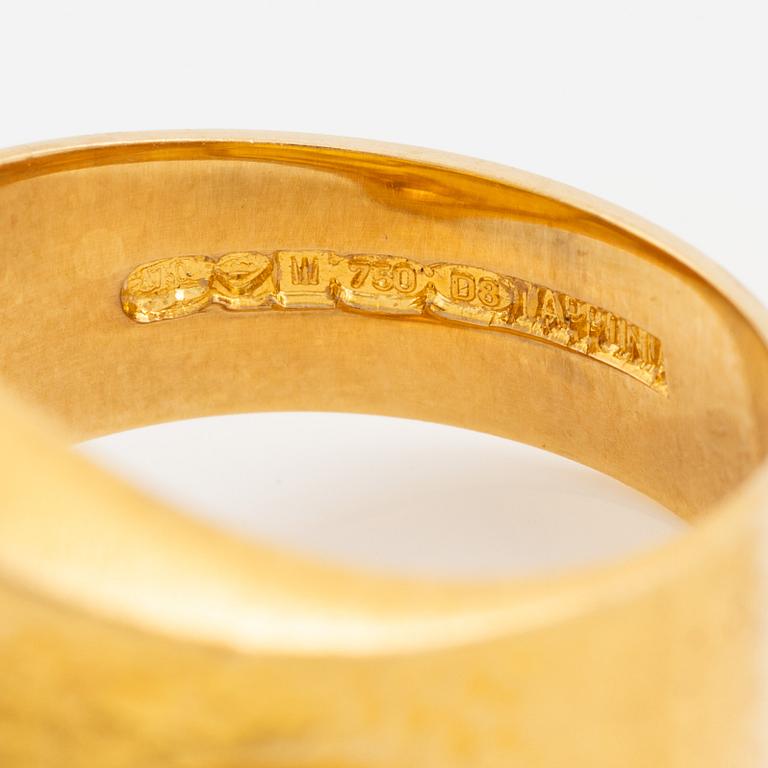 Björn Weckström, ring, 18K gold, Finland 1981. By Lapponia.