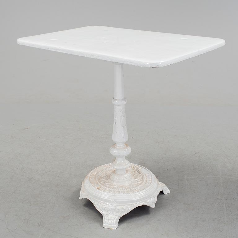 TRÄDGÅRDSBORD, gjutjärn, Stora Bryggeriet, 1900-talets första hälft.