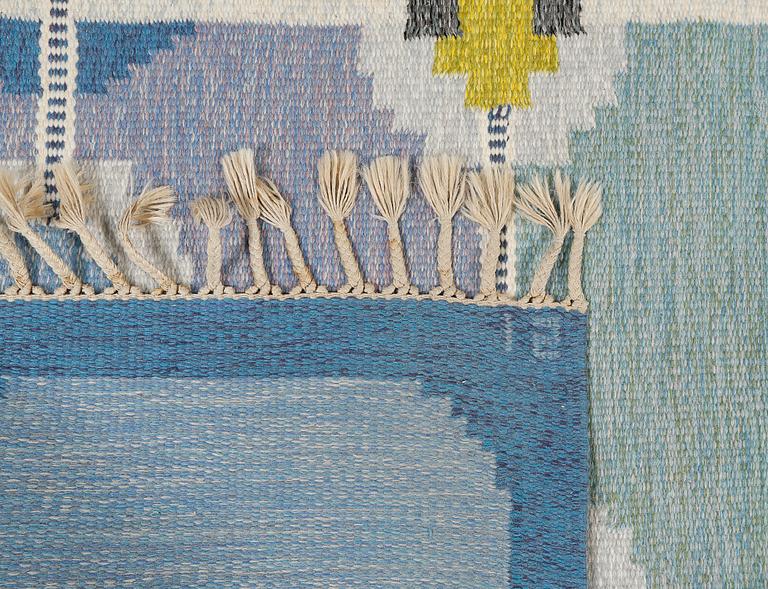 MATTA, rölakan, Ingegerd Silow, monogramsignerad, 1900-talets andra hälft, ca 167 x 232 cm.