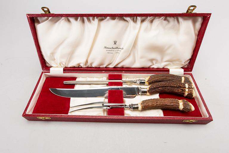 TRANCHERBESTICK 3 dlr Harrison Bros & Houson ltd England 1900-talets mitt.