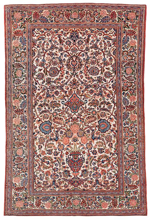 Matta, semiantik Keshan, centrala Persien, ca 205 x 135 cm.