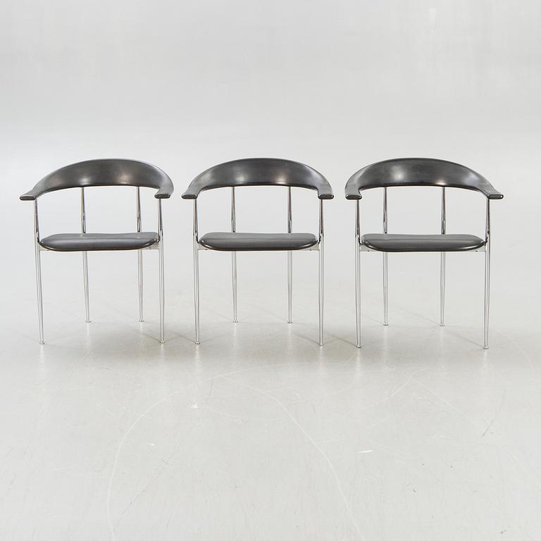 Giancarlo Vegni & Gianfranco Gualtierotti, armchairs 6 pcs for Fasem 20th century later.