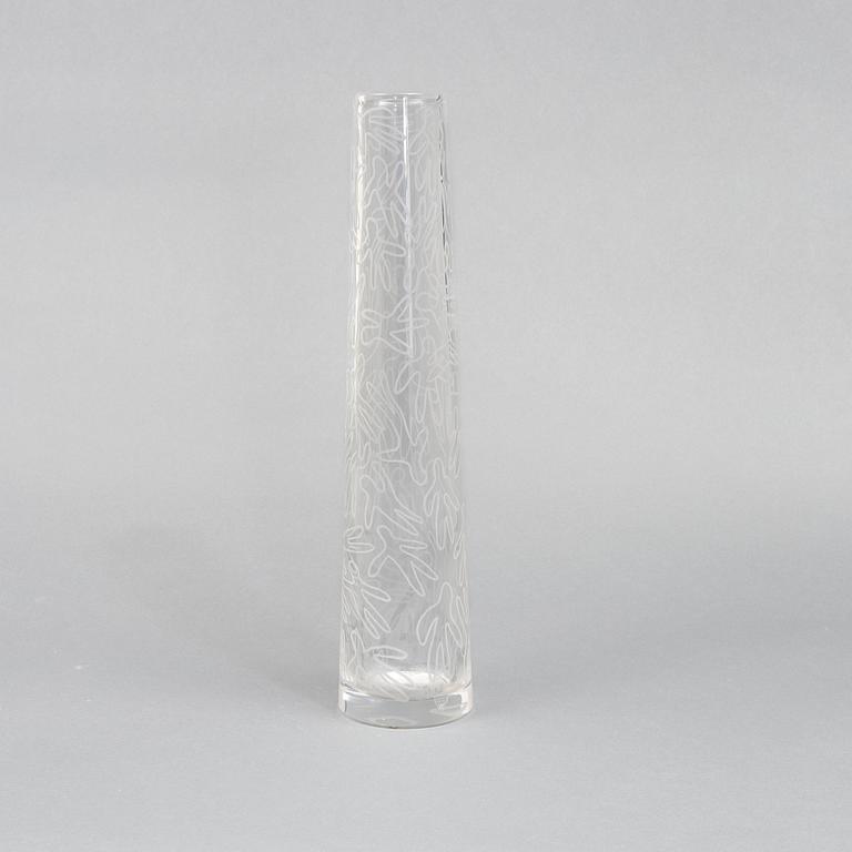 Martti Rytkönen, a glass vase, Orrefors Expo, 2000.