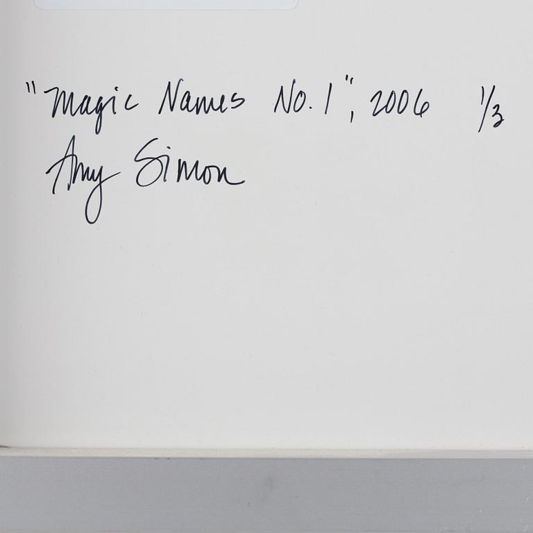 Amy Simon, 'Magic Names No 1', 2006.