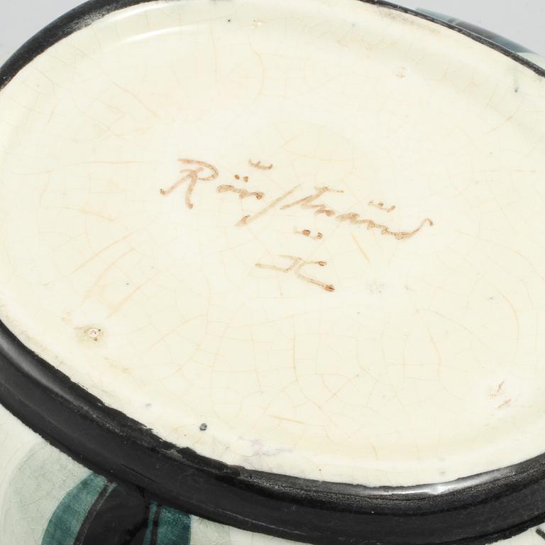 JARDINIÄR, flintgods, Ilse Claeson, Rörstrand, omkring år 1930.