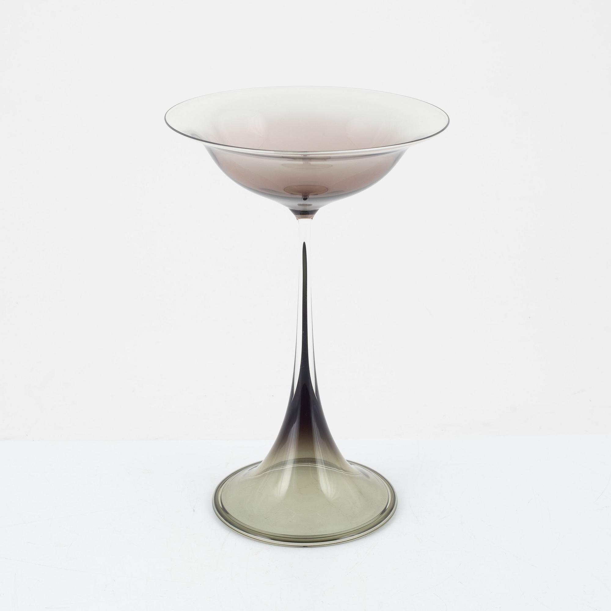 Nils Landberg, tulpanglas, Orrefors, Sweden.